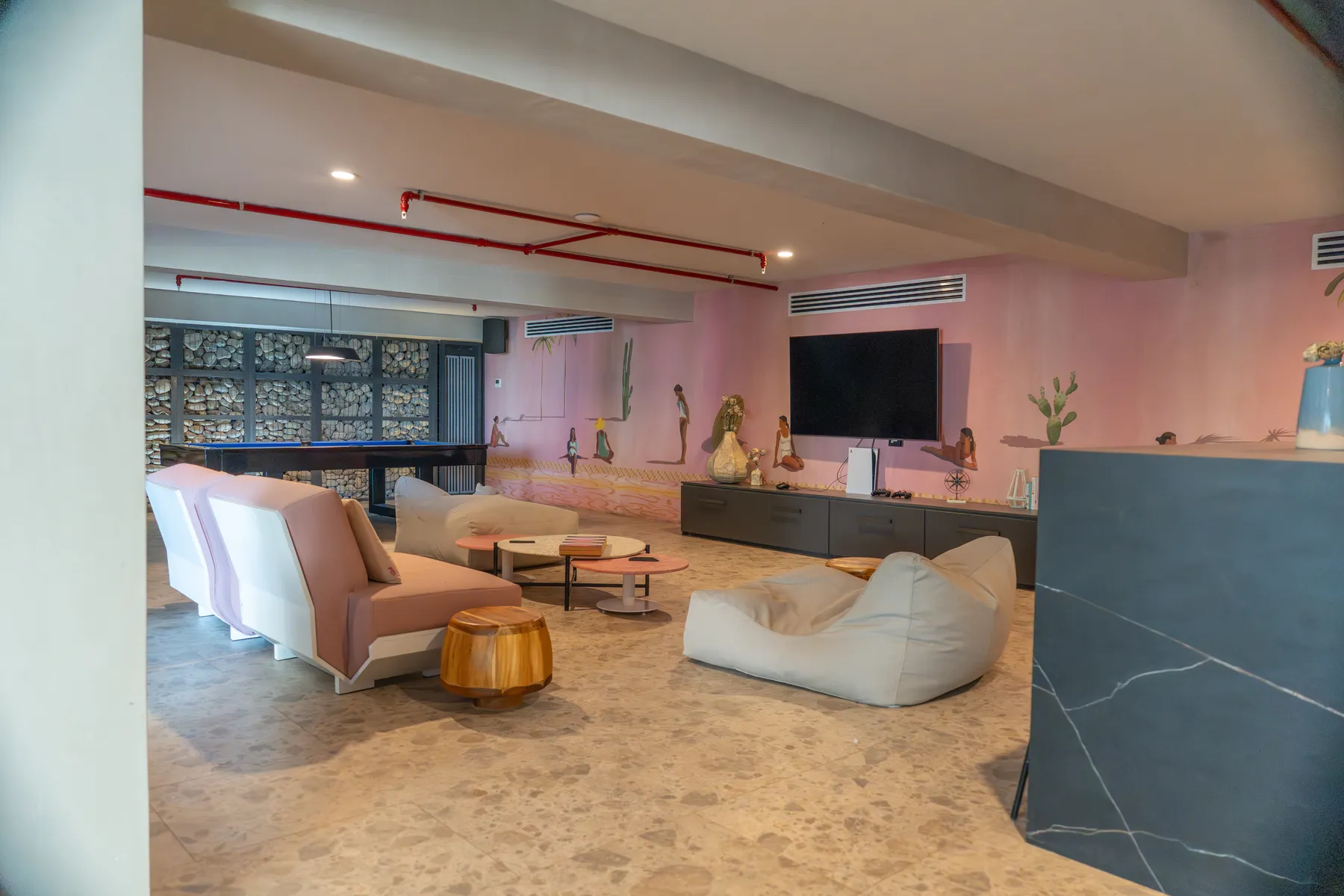 Salón social y de entretenimiento